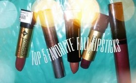 Top 5 Fall lipsticks