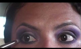 Purple Sunshine Smokey Eyes