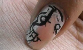 Beautiful Nail art for beginners- EASY nail designs short nails-how to design tutorial to do at home