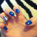 Blue nails <3