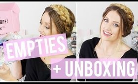 Empties #28 + BeautyCon BFF Unboxing | Kendra Atkins