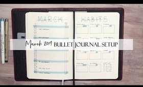 March 2019 Bullet Journal Setup + Jan/Feb Recap