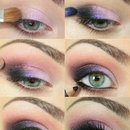 smokey purple eyes