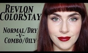 Revlon ColorStay Foundation; Normal/Dry -V- Combo/Oily