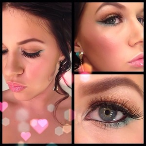 Simple makeup look using Mac eyeshadows