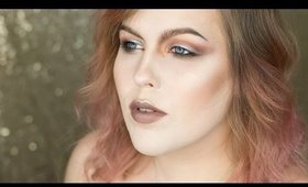 Mixed Metallics Messy Makeup Tutorial // Rebecca Shores MUA