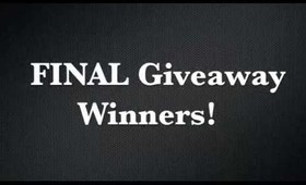 ♡ FINAL January 2012 Giveaway WINNERS! ♡