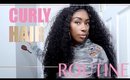 CURLY HAIR ROUTINE FT UNICE HAIR 2019| BEAUTYBYCRESENT