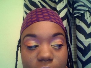 inspired by a beautiful sunset after a long day :)
*used no brushes 
* used ulta 5-in-1 color collection [Mimosa,Honey Bee,Cherry Bomb,Majesty]