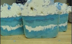 Making and Cutter Winter Sea Soap