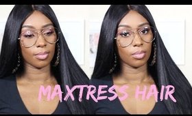 AFFORDABLE INDIAN STRAIGHT HAIR Ft. MAXTRESS HAIR