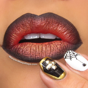 all details are on my blog: http://www.maryammaquillage.com/2013/10/creepy-nail-art-for-halloween.html