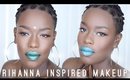 Rihanna Bantu Knot Makeup | NYX Risqué & Scandalous