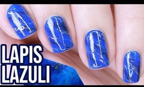 Lapis Lazuli Gemstone Nails!
