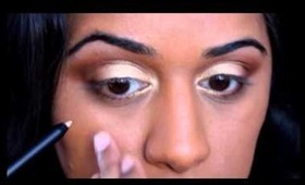 Holiday Makeup Tutorial - Bright, Golden Elegance