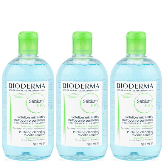 Bioderma Sébium H2O 500 ml Trio | Beautylish