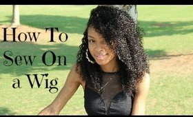 How to Sew Down a Wig- Curly Flip Over Unit