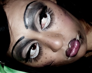 psycho doll inspired by LetzMakeup 