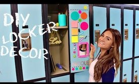 Back to SCHOOL: LOCKER DECORATIONS + DIY LOCKER DECOR