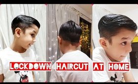 Lockdown Haircut For Kids At Home Using 2 items Only | SuperPrincessjo