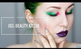 GRWM:  JEFFREE STAR BEAUTY KILLER PALETTE - GREEN LINER