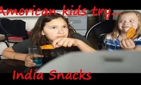 American Kids Try India Snacks