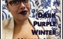 Winter Dark Vampy Purple Lips