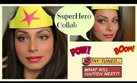 Super Hero Collab / Halloween  Wonder Woman Makeup Tutorial