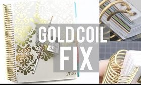 GOLD COIL CHIP FIX FOR THE ERIN CONDREN