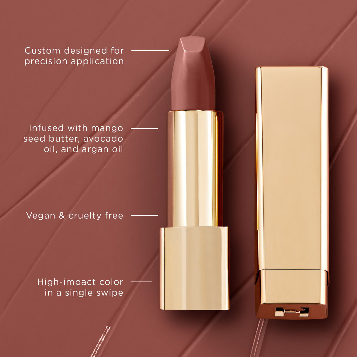 Hourglass Unlocked Satin Crème Lipstick Lynx 338 | Beautylish