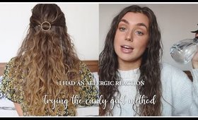 Trying The Curly Girl Method | I Had An Allergic Reaction