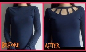 DIY! How I do neck cutouts. Explained for beginners!