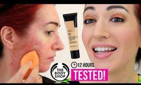 DOES IT WORK? Matte Clay Skin Clarifying Foundation REVIEW! | The Body Shop | Jess Bunty