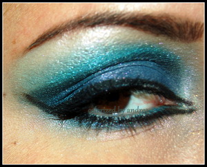 another view of my exotic blue look