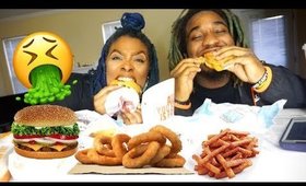 BURGER KING MUKBANG WITH MY TWIN! | FAST FOOD MUKBANG