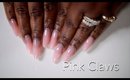 ♡ Babypink Almond Claws | Trying Out Polygel !!