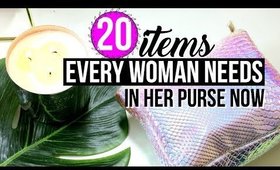 20 ITEMS EVERY WOMAN IN THE WORLD NEEDS IN HER PURSE