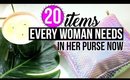 20 ITEMS EVERY WOMAN IN THE WORLD NEEDS IN HER PURSE