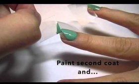 How TO: Faux Stiletto Nail Art