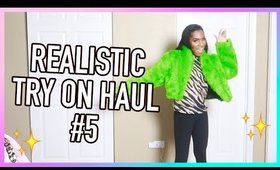 REALISTIC TRY ON HAUL 4: BooHoo Black Friday Sale, Animal Prints + Bright Colors!
