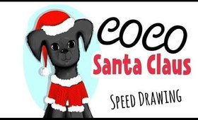 COCO SANTA CLAUS || Speed Drawing