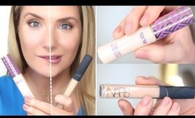 NARS RADIANT CREAMY CONCEALER VS TARTE SHAPE TAPE