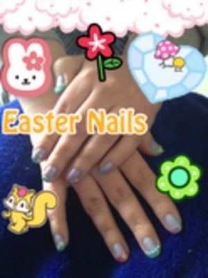 HAPPY Easter Everyone :)

Hope you have fun with this! Please post responses if you try this aswell, I love nail art :) 