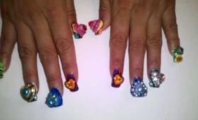 Spring Love 5D by BellaGemaNails