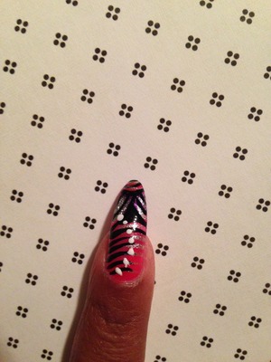 Original nail art design. 