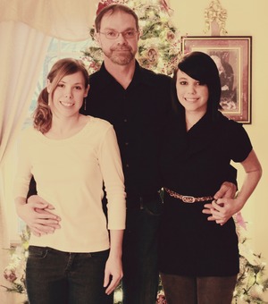 Me. My sister. And my dad c: 