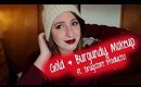 Gold & Burgundy Drugstore Tutorial! | Sarah Vorderbrueggen