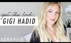 Gigi Hadid Inspired Messy Beach Waves | Luxy Hair