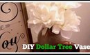Grey DIY Vase | Dollar Tree Craft Home Decor