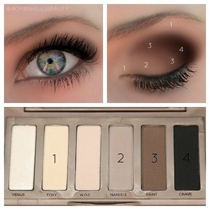 A look to try with your naked basics palette :)